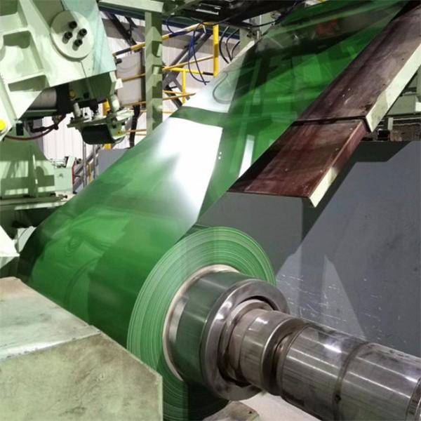 Green Color Cold Rolled Plain Color Coated Coils For Construction