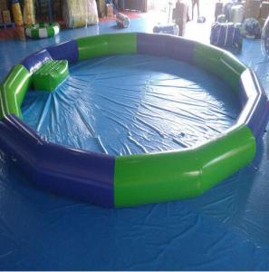 Wholesale High Strength PVC Swimming Pool , PVC Inflatable Lap Pool  4.5M*4.5m For Kids Swimming Pool Material from china suppliers