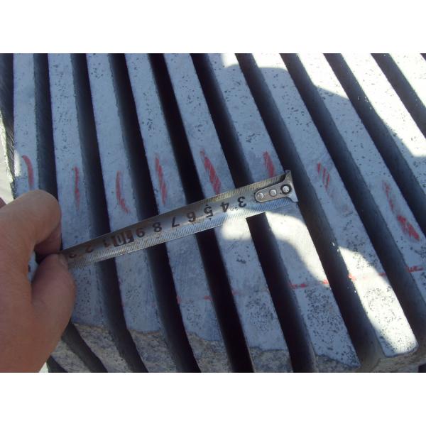 60 X 60cm Granite Stone Slabs , Basalt Mongolia Black Granite Slab Tile Cube Paving