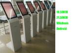 12.1 13.3inch LCD info kiosk with capacitive touch screen and thermal printer