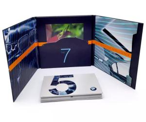 China video booklet 7 mini LCD digital photo frame wedding advertising video book on sale