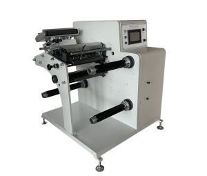 China Paper Label Die Cutting Automatic Slitting Machine With Ultrasonic Web Guide  350mm on sale