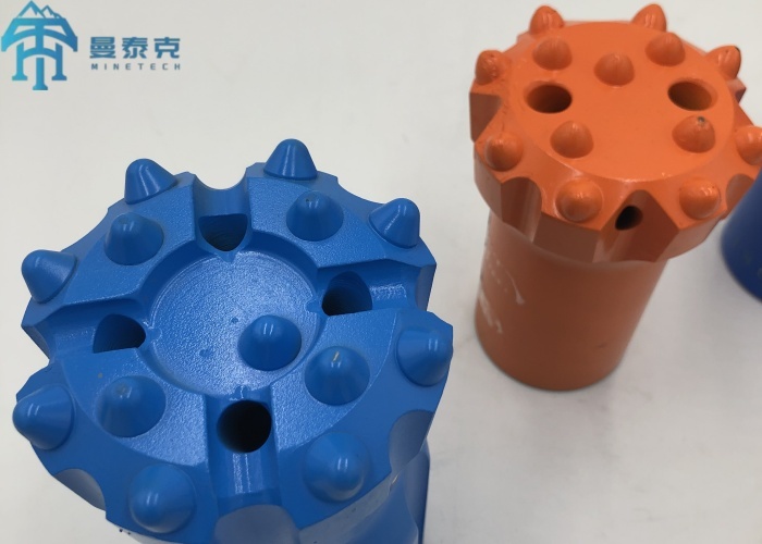 Flat Face Thread Button Bit Tunneling Project Drilling Tools