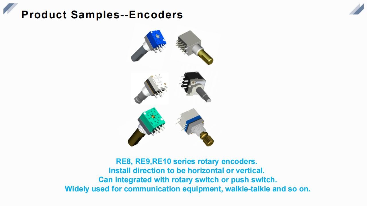 Re8342m 8mm Incremental Rotary Encoder With 1.0mm Push Button