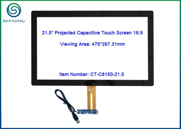 Quality 21.5" USB Capacitive Touch Screen For Kiosk / ATM with ILI2302 Controller for sale