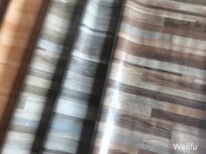 China Vinyl PVC Printing Film Wooden Designs Width 1.0 / 1.3 Meter on sale
