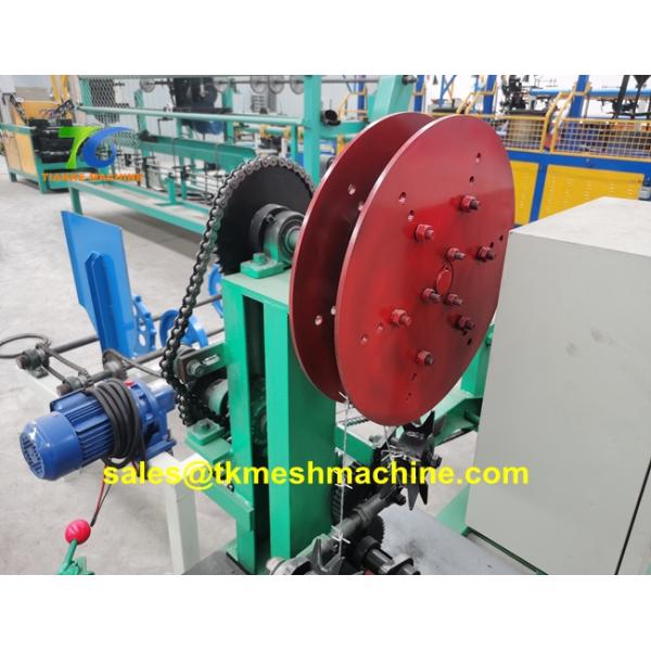 Double 3.0kw Barbed Wire Fencing Machine Positive Negative Twist 3 Phase