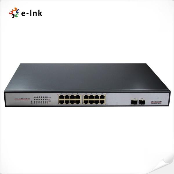 Network Switch 16 Port 1000M 802.3at + 2-Port 1000M SFP Uplink PoE Ethernet