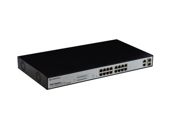 Quality LCD Display 16 Port Ethernet Switch 10 100Mbps 2G TP / SFP AC 240V Accurate for sale