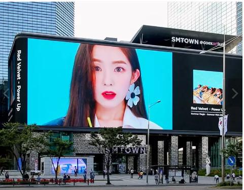 Quality 4k P7.81 Fixed Energy Saving LED Billboard Display High Refresh Rate for sale