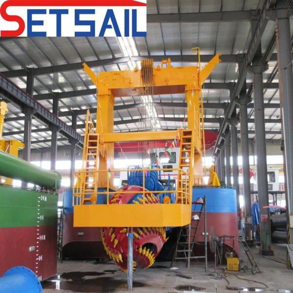 Water Flow 5000m3 Cutter Suction Dredger for River Sand