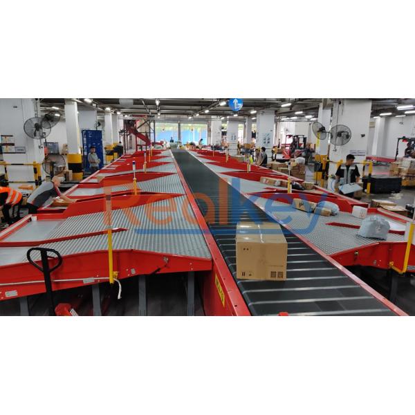 Supports Various Item Sizes Narrow Belt Sorter Labor Saving 8000p/H