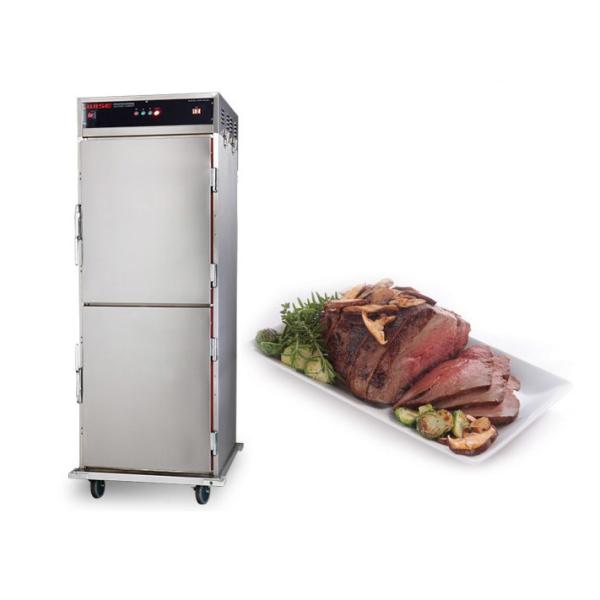 1.8KW Standing Food Warmer Cart Double Doors Holding Cabinet 50℃ - 99℃