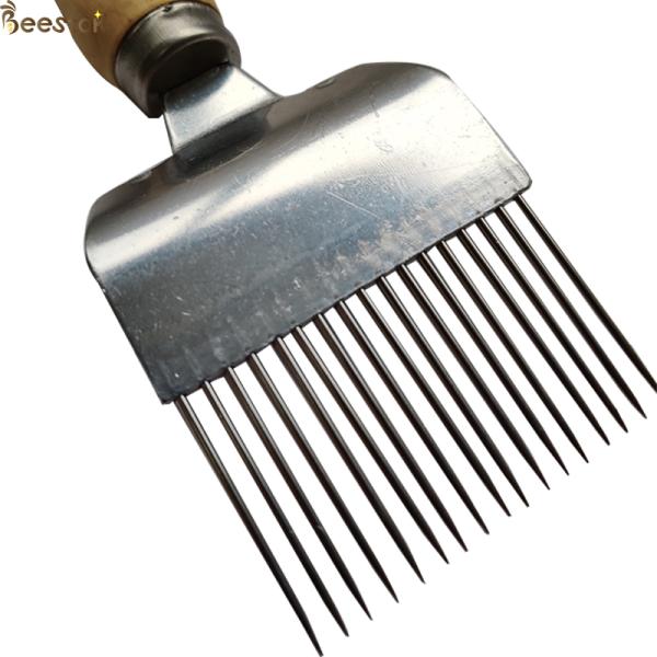 European style uncapping fork Wooden Handle Honey Uncapping Tools
