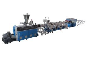 Wholesale Double PVC Cavity Plastic Pipe Extrusion Line SJZ 55 / 113 With Various Diameters from china suppliers