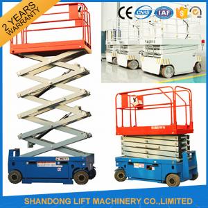 China Self Propelled Elevating Work Platforms , CE Hydraulic Electric Aerial Lift Scaffolding on sale