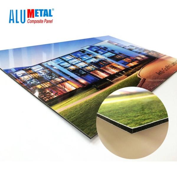 6mm Dibond 1500 X 4000mm PE Aluminum Composite Panel Sandwich Board Nano Fireproof