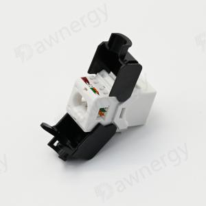 China ODM OEM Network RJ45 Cat6 UTP Keystone Jack Cat 6 Toolless Module Socket Support Gigabit PoE 7 Colors Available on sale