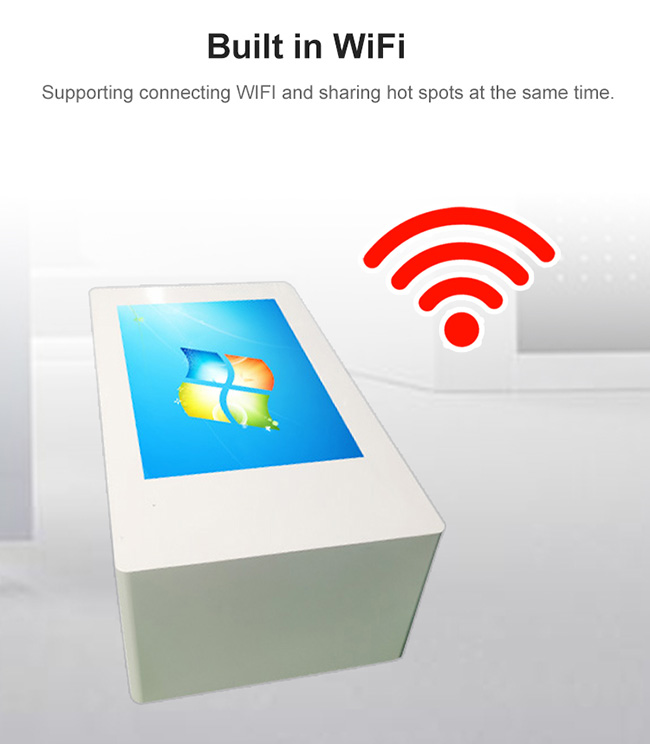 Manufacturer price smart home interactive PC touch screen table for coffee shop advertising