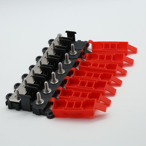 Vehicle Truck RV Modified Large Fork 4 Way Bolt Type ANS MIDI Fuse Holder