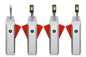 Wholesale Electronic Flap Barrier Access Control System Adjustable Delay Closing from china suppliers
