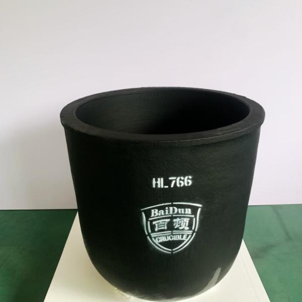 Round Sic Crucible High Oxidation Resistance Large Crucible For Melting Aluminum