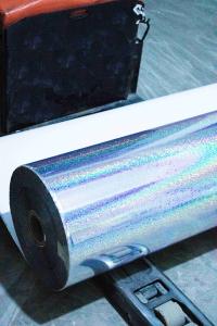 China Acrylic Glue Clear Holographic Film  , Waterproof Holographic Film Paper on sale