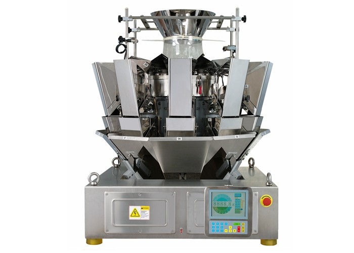 Fully PLC Multihead Weigher Packing Machine For Peanut / Dry Fruits / Corns With Vacuum Sealing