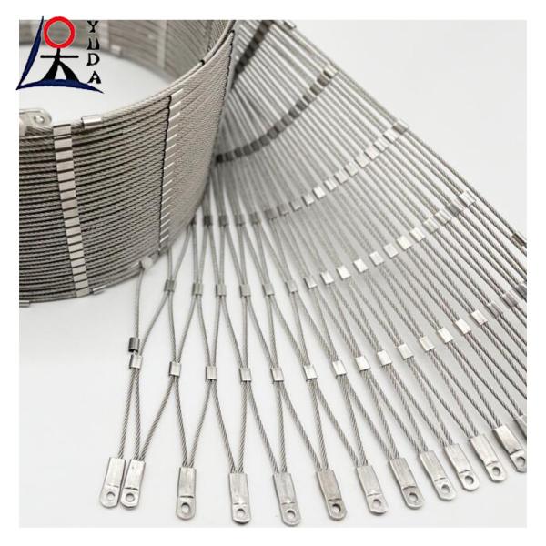 Stainless Steel Wire Rope Fencing Mesh Flexible Cable Wire Mesh Netting