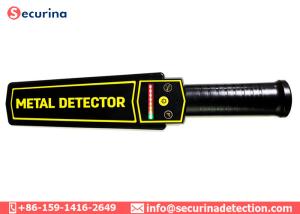 Wholesale Black Color Hand Held Metal Detectors Scanner Intelligent LED Light Bar Alarm from china suppliers