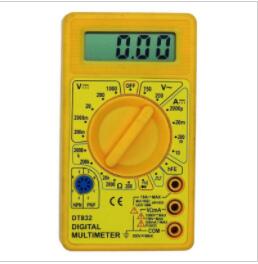 200m 200V 2000u Small Digital Multimeter , LCD Digital Multimeter