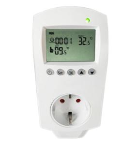China 16A Thermostat Socket For Room Electric Floor Heating System LCD Display Digital Room Plug In Thermostat on sale