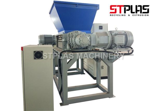Quality Waste Film Plastic Shredder Machine , Double Roller Plastic Recycling Crusher for sale