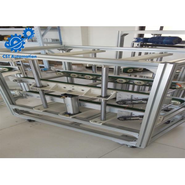 PVC Belt Conveyor Automatic Assembly Line Aluminium Profile Material