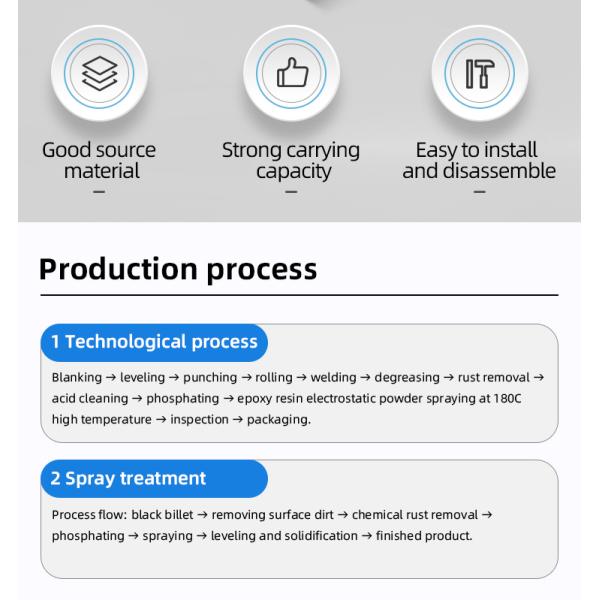 Warehouse Storage Stacking Rack Customizable Cold Rolled Steel Q235