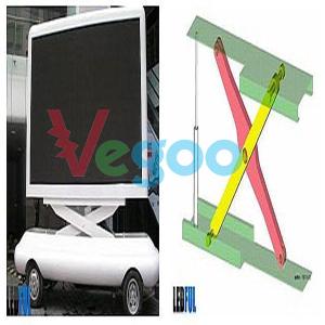 China Remote Control Outdoor Full Color LED Display 4mm Led Screen 9500K - 11500K on sale