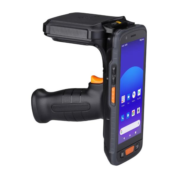 Quality Warehouse Rf Uhf Rfid Pda Vehicle Inventory Scanner 15M Long Distance Barcode Reader Bar Code Laser Hand Held Phone Android PDA for sale