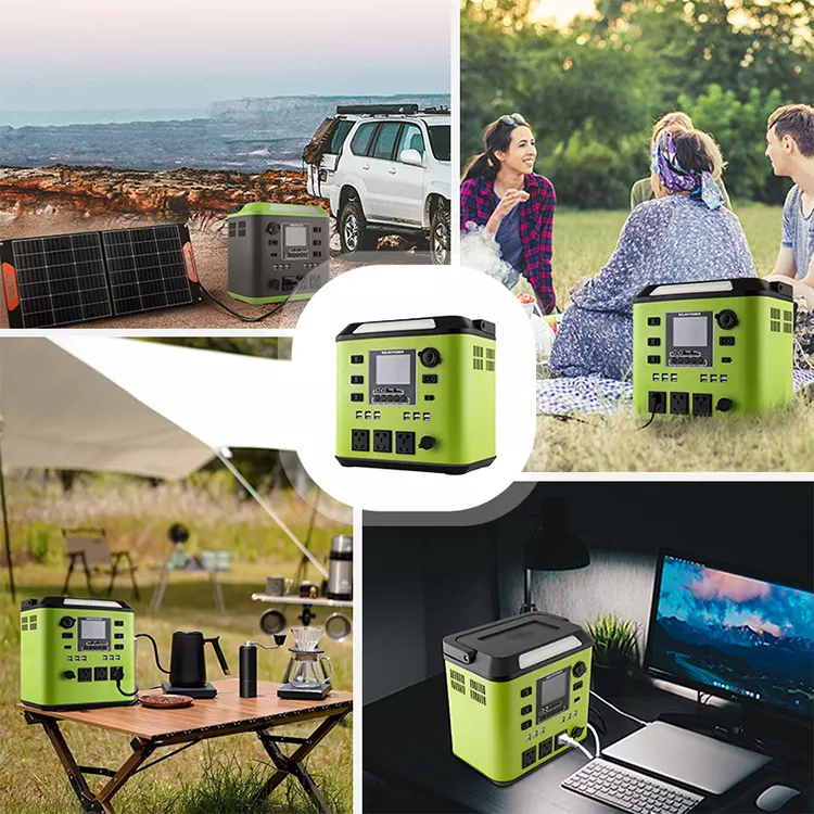2A5V*2 Outdoor Power Generator with Overload Protection 1500W hybrid solar power system 2