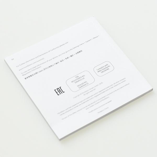 Casebound Pantone Instruction Booklets Custom Printing Hardcover Bound 120g