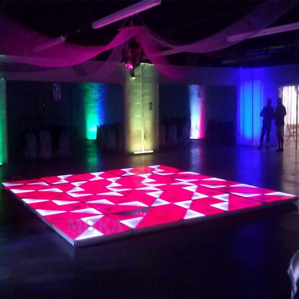 DMX512 Led Wedding Club Party Stage Light LED Dance Floor Lights R 256 , G192 , B192