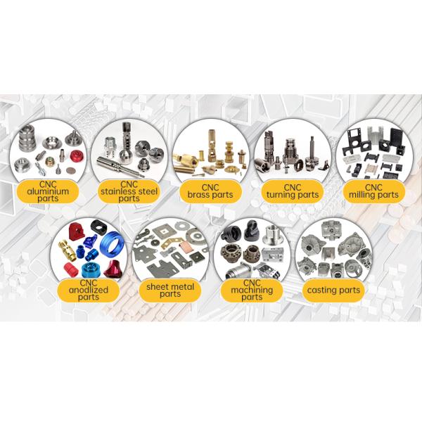 Custom Processed Precision Automotive Aluminum 6063 Aluminium CNC Machining Products