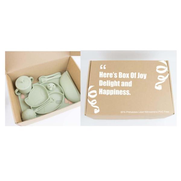 Multi Functional Silicone Tableware Set Unbreakable For Children Toddlers