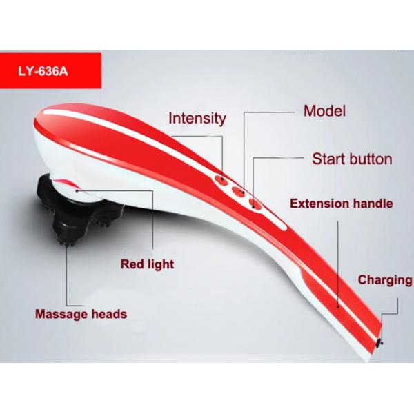 Wireless Rechargeable Electric Body Massager Machine 16W With 6 Modes