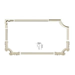 Wholesale 2400*107*200mm Polyurethane Panel Moulding Corner for Architectural Design from china suppliers