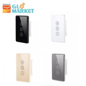 Wholesale Tuya Smart Wifi Dimmer Switch US Standard Touch Panel App Control With Alexa Google from china suppliers