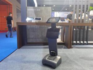 Wholesale Coffee Smart Service Robot LED Display Waiter Mobile 35W Self Delivery Robot from china suppliers