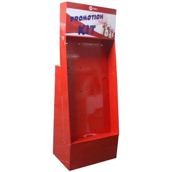 Red Color Cardboard Shipper Display Customized Size CMYK 4C Printing