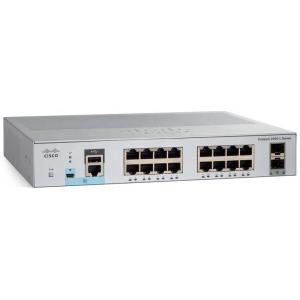 China WS-C2960L-16PS-LL Original Gigabit Network Switch 16 Ports PoE Switch 20 Gbps Switch Capacity on sale