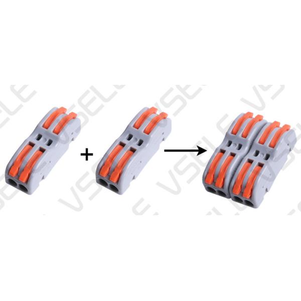 Compact Splicing Wire Junction Connector Tinned Copper Contact 39.8x14x14.5mm