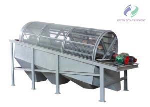 China Portable Mobile Trommel Screen Machine , 90mm Gold Mining Trommel on sale